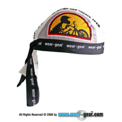 Jurassic Bike White  Bandana chusta rowerowa