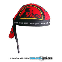 Jurassic Bike Black  Bandana chusta rowerowa