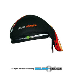 Mr Explosion Black  Bandana chusta rowerowa