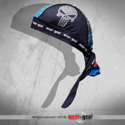 Bike Punisher Blue   Bandana chusta rowerowa