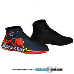 Jurassic Bike Black letnie Ochraniacze na buty  rowerowe z Lycry