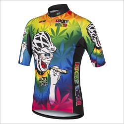 LUCKY RIDER 09  Koszulka rowerowa z krótkimi rękawami męska