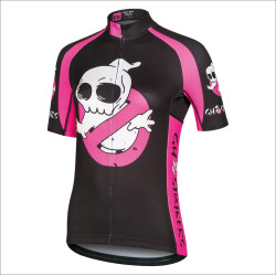 GHOSTBIKERS PINK Koszulka rowerowa z krótkimi rękawami damska
