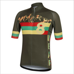 RETRO 8   Koszulka rowerowa z krótkimi rękawami męska