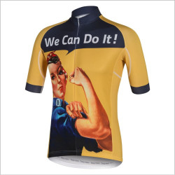 WE CAN DO IT!   Koszulka rowerowa z krótkimi rękawami męska