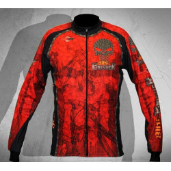 Bike Punisher Red   Męska bluza kolarska / rowerowa