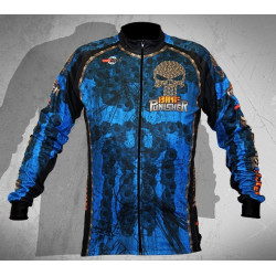 Bike Punisher Blue   Męska bluza kolarska / rowerowa