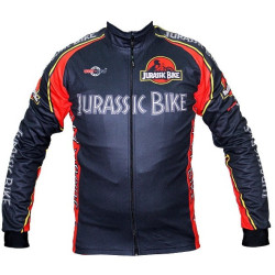 Jurassic Bike Black  Męska bluza kolarska / rowerowa