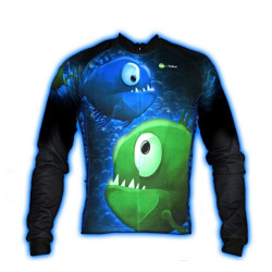 Piranhas! Męska bluza kolarska / rowerowa